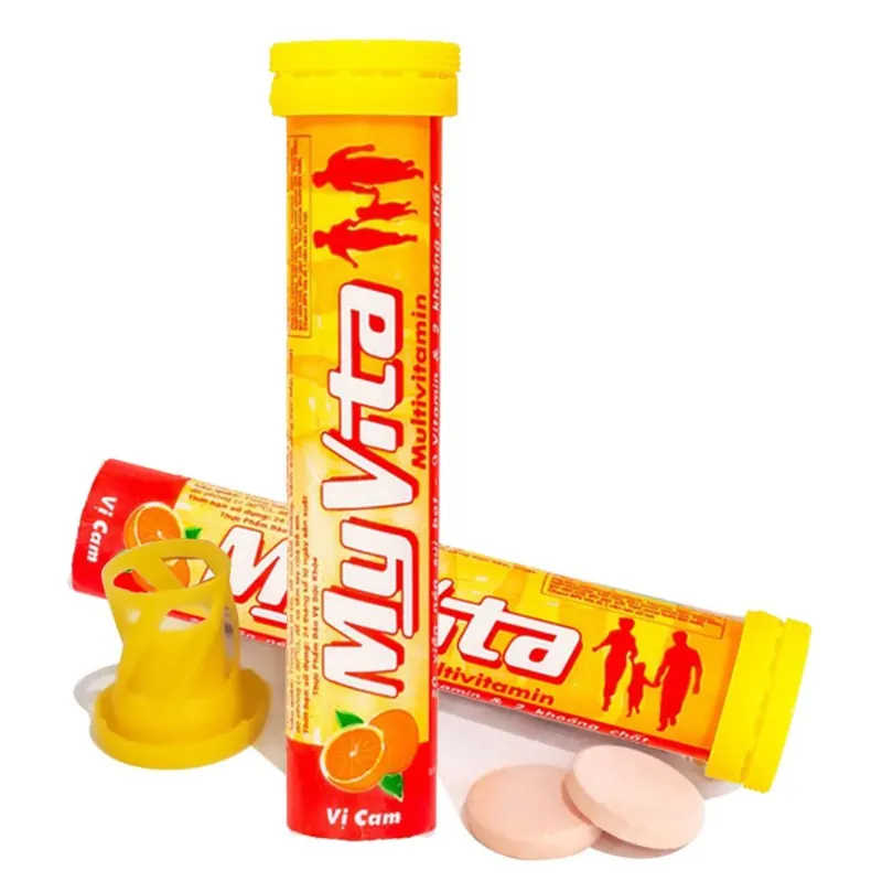 Tuýp viên sủi MyVita đời trước