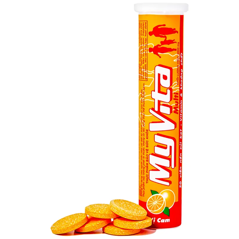 Tuýp viên sủi MyVita Multi vị cam
