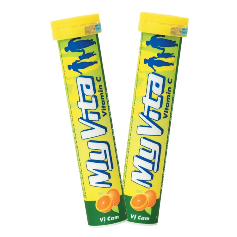 Tuýp viên sủi MyVita Vitamin C hương cam